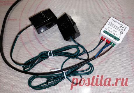 Обзор wifi измерителя мощности с двумя датчиками тока