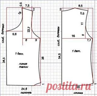Выкройка майки

#топ@fashion.freak