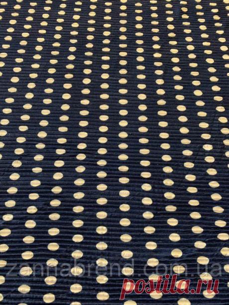 Темно-синяя плиссированная ткань в горошек - купить по лучшей цене в Харькове от компании "Zanna - интернет магазин тканей оптом и в розницу" - 937415380 Темно-синяя плиссированная ткань в горошек . Подробная информация о товаре/услуге и поставщике. Цена и условия поставки