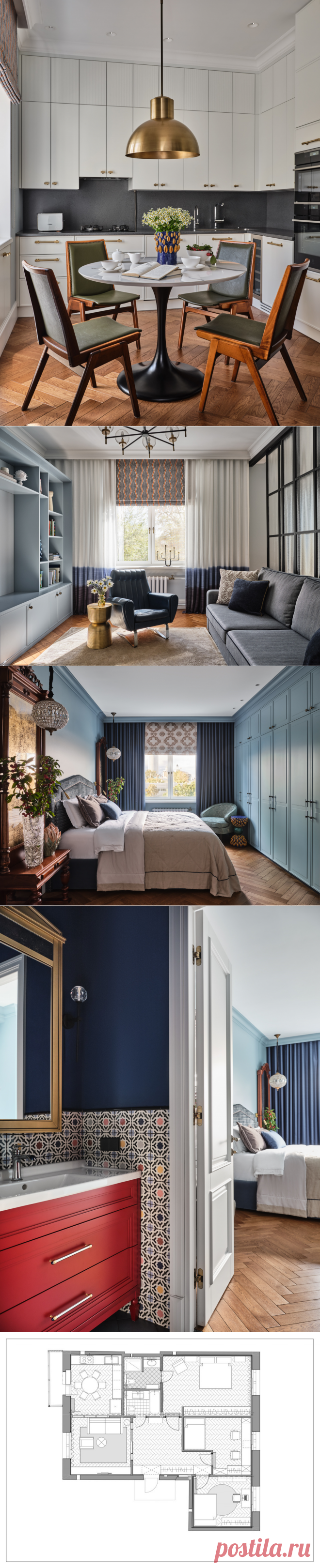 Houzz тур: Квартира в «сталинке» для семьи с тремя детьми | Houzz Россия