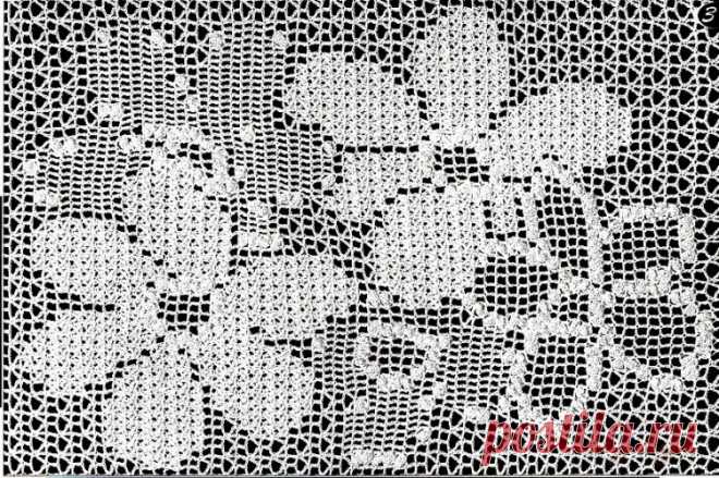 КАРАМЕЛО ДЕ КРОШЕТ: блуза в филе