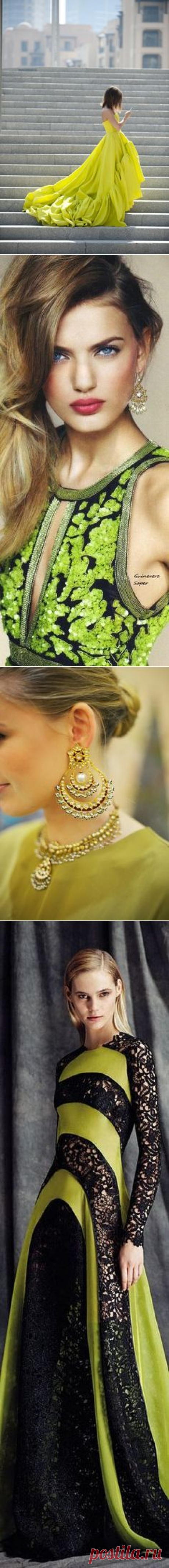 CHARTREUSE ✿‿✿ on Pinterest | Peridots, Chartreuse Dress and Christian Dior