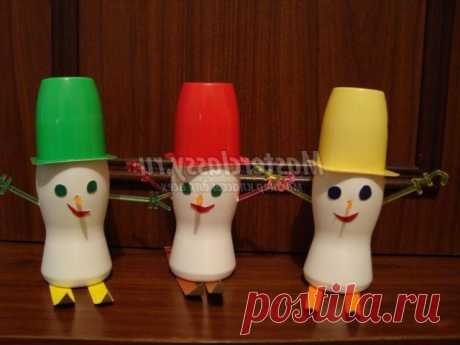 Поделки из пластиковых стаканчиков фото