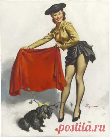 Нарисованные девушки Пин Ап (Pin Up)|Часть 3