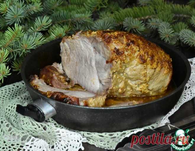 Запеченное мясо с горчицей – кулинарный рецепт