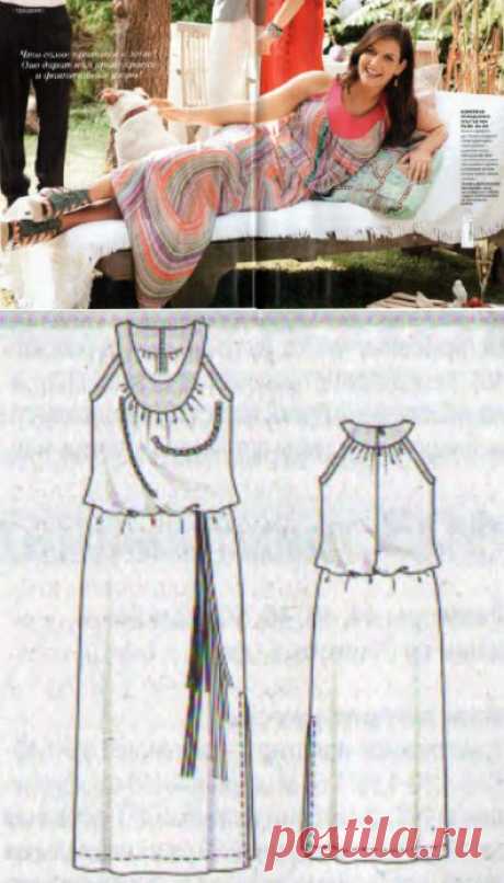 Выкройка летнего сарафана большого размера: инструкция и описание