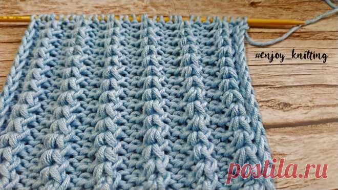 СУПЕР ОРИГИНАЛЬНАЯ Резинка Спицами. Описание + Видео МК | Enjoy Knitting/Вяжем узоры | Яндекс Дзен
