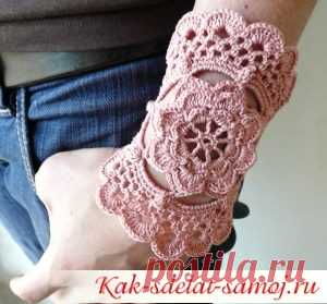 Вязаный браслет: стильный аксессуар своими руками