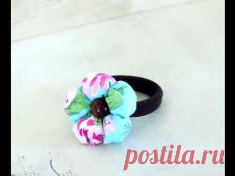 Резинка для волос своими руками из ткани