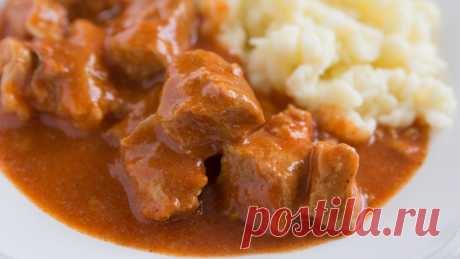 Советский гуляш с подливой: простой рецепт | Food Time | Пульс Mail.ru
