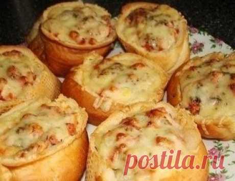 Пицца в багете для лодырей