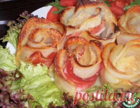 Картофельные розы – кулинарный рецепт