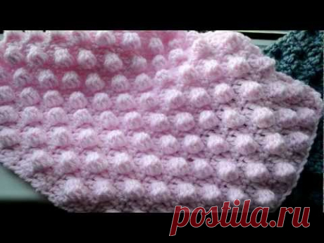 How to crochet the bobble stitch - Part 1 of 5 - Crochet Lessons
