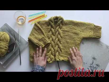Жакет Спицами Для Девочки
