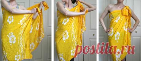 5 способов красиво завязать парео