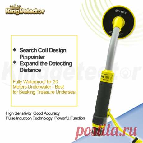 Kingdetector Vibra iking 750 Точность Наведения Pinpointer Импульсный (PI) Технология Детектор купить на AliExpress