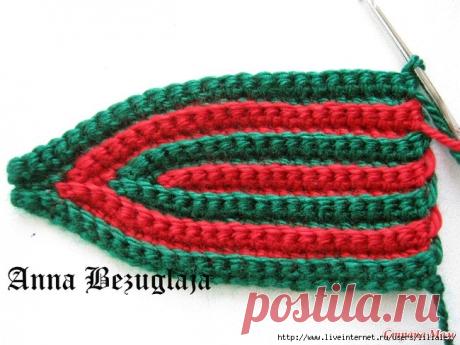 Как вязать укороченные ряды крючком
