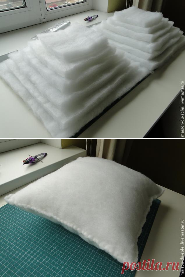 Шьем подушку - Ярмарка Мастеров - ручная работа, handmade