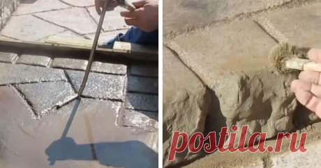 Гениальные и простые тротуарные дорожки из бетона