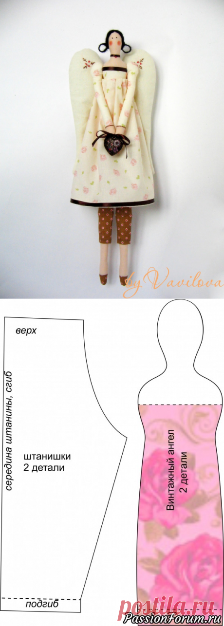 Для всех кукольных авантюристок. Винтажный ангел