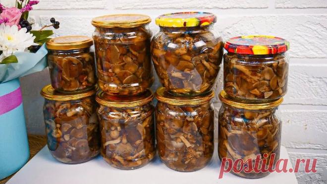 Самый ВКУСНЫЙ и Самый ПРОСТОЙ Рецепт консервации грибов!!!Маринованные грибы на зиму!
