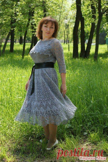 Платье “Юбилейное. Серебряное” по мотивам Оренбурских шалей (ИДЕИ ДЛЯ ВДОХНОВЕНИЯ) – Журнал Вдохновение Рукодельницы