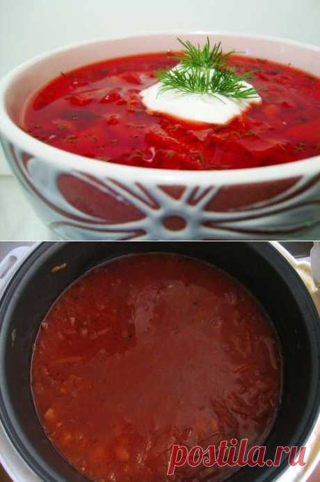 Борщ в мультиварке / Простые рецепты