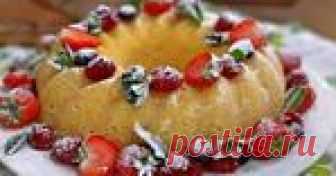 Выпечка из детства: вкуснейший лимонный манник на йогурте!