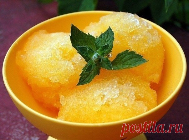 Апельсиновый сорбет