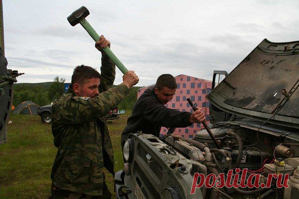 Плановое техническое обслуживание УАЗика :)