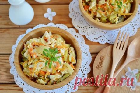 Салат "Обжорка" с курицей
Ингредиенты:
Филе куриное — 400 Грамм
Лук — 2 Штуки
Показать полностью…