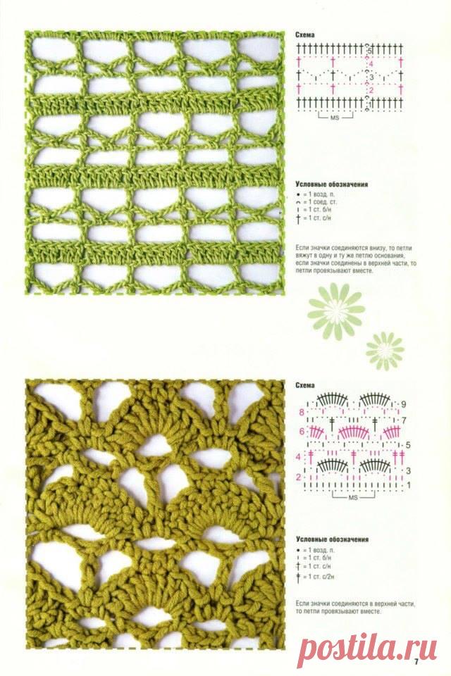 Ажурные салфеточки крючком.
