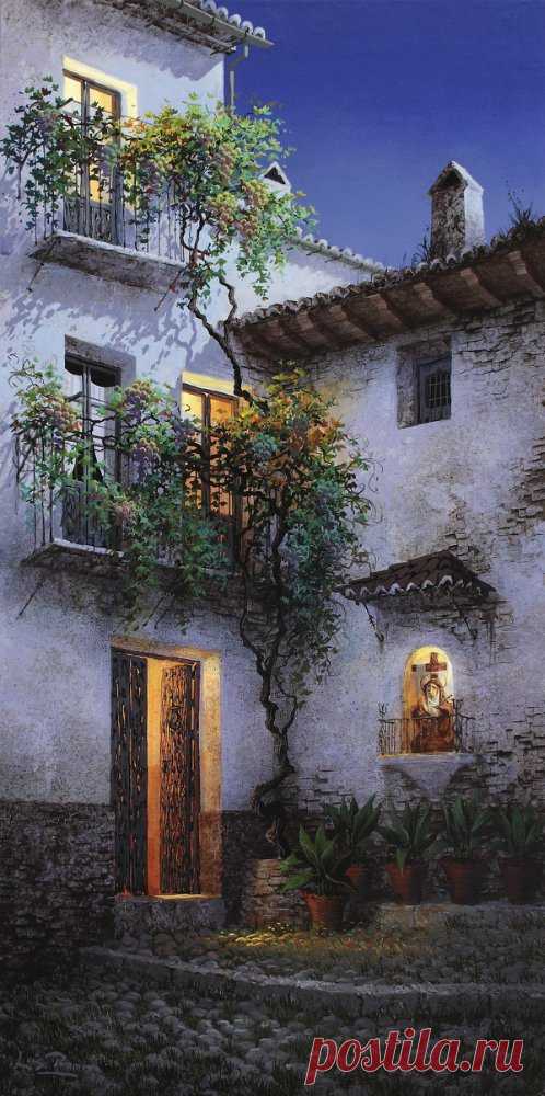 Луис Ромеро (LUIS ROMERO) — испанский художник, победитель и участник многих международных выставок, родился в Ронда. Это в Малаге. Великолепное солнечное побережье Коста дель Соль.
Художник Льюис Ромеро рисует акриловыми красками. Рисует божественно. Большинство комментариев к его работам звучат одинаково: «Волшебно… Изумительно… Сказочный сон… Мечта...»