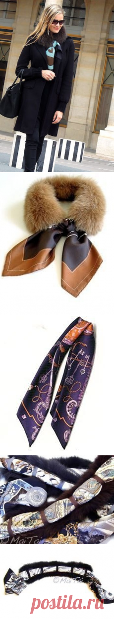 Идея съёмного мехового воротничка (Шитье и крой) | Журнал Вдохновение Рукодельницы