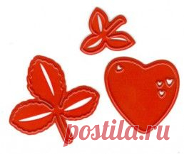 Ножи для вырубки Joy Crafts Dies - Heart With Leaves - JOY-60020453