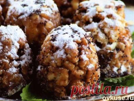 Печенье «Шишки» с орехами - Простые рецепты Овкусе.ру