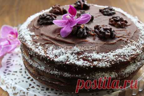 Торт с маком, изюмом и орехами | Как приготовить на Webpudding.ru