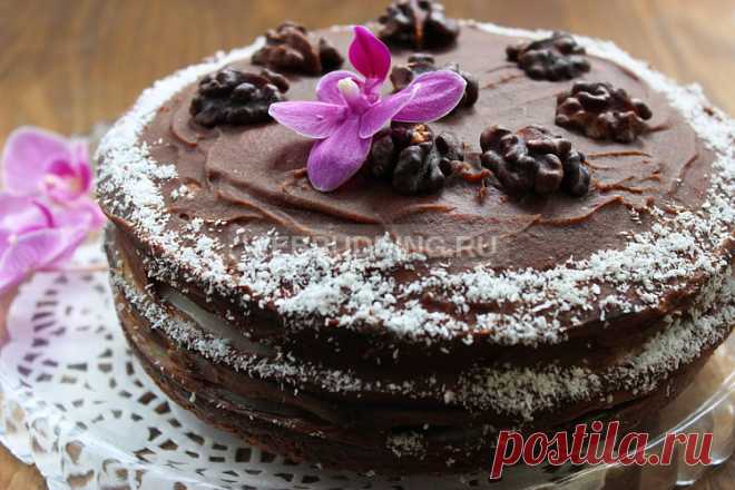 Торт с маком, изюмом и орехами | Как приготовить на Webpudding.ru