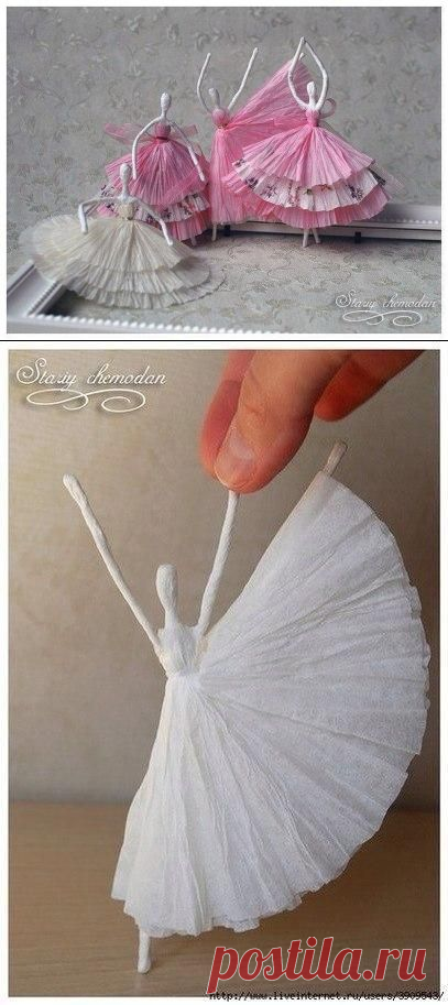 Забавные балеринки — Сделай сам, идеи для творчества - DIY Ideas
