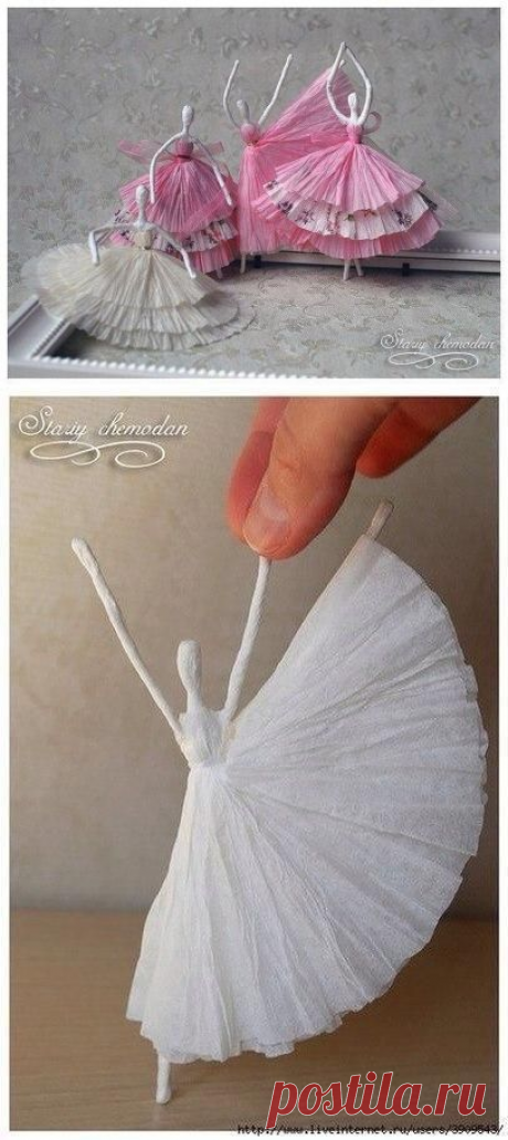 Забавные балеринки — Сделай сам, идеи для творчества - DIY Ideas
