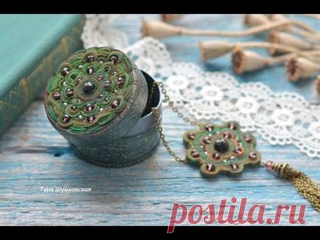 Мастер-класс: Декор шкатулки из полимерной глины FIMO/polymer clay tutorial