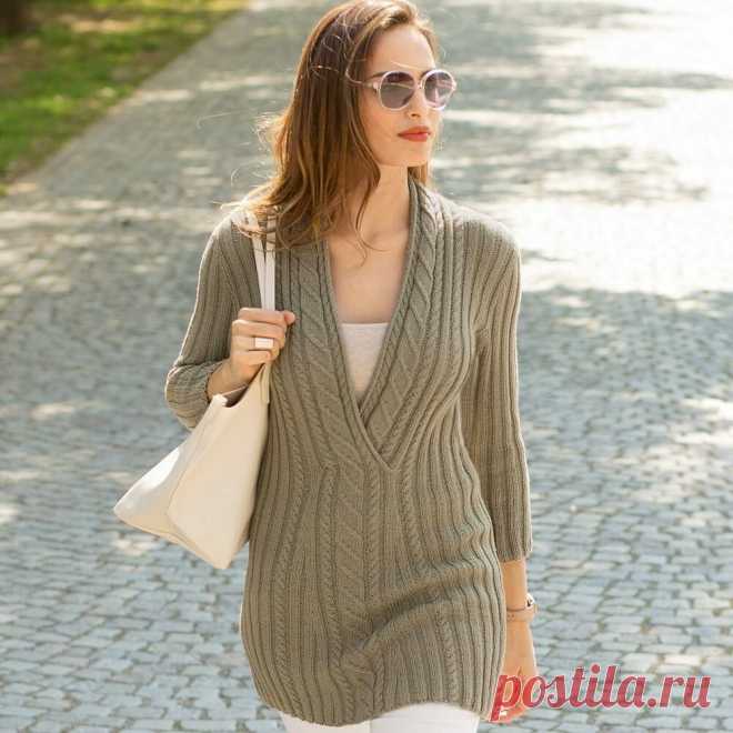 Пуловеры, модели спицами: фантазийные узоры, коллаж из 