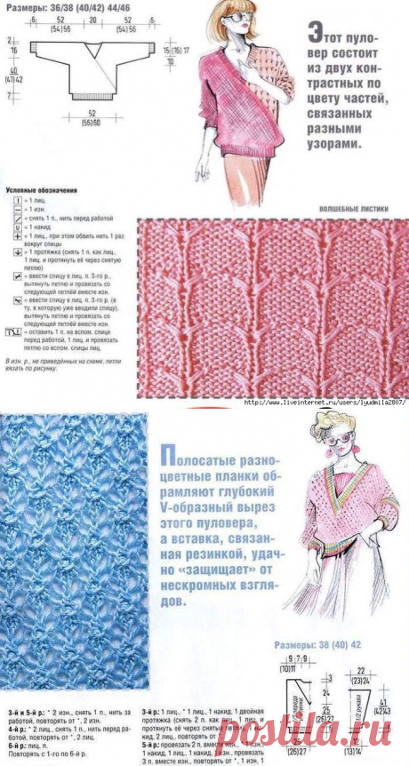 Маленькая Диана №11/2010 Узоры спицами