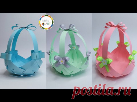 JAK SZYBKO I ŁATWO ZROBIĆ KOSZYCZEK WIELKANOCY | DIY | Pomysł na rękodzieło z papieru | paper craft