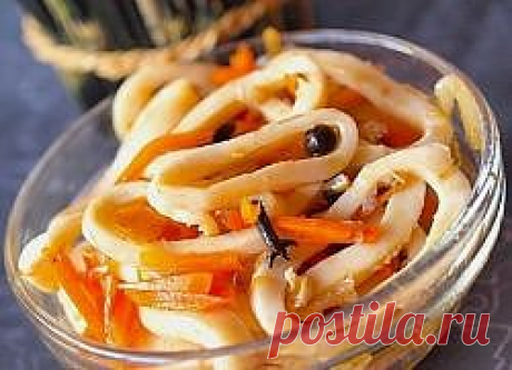 МАРИНОВАННЫЕ КАЛЬМАРЫ - Простые рецепты Овкусе.ру