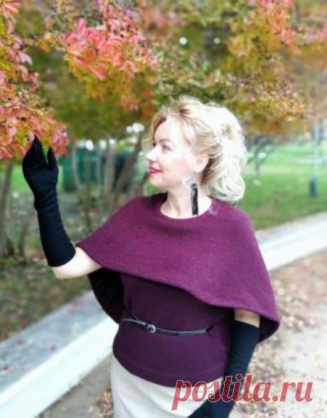 Джемпер-кейп Grape от Sunbeam1