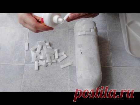 Как сделать из бутылки домик. Супер декор бутылки, Так еще не делали. DIY/рукоделие