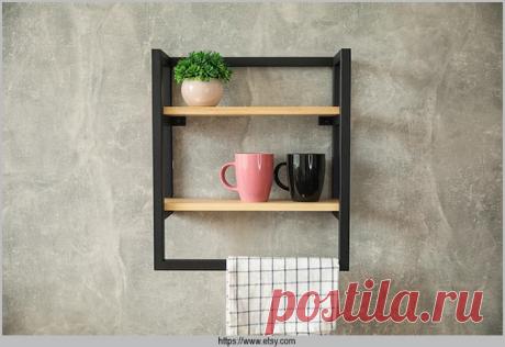 Практичная и стильная кухонная полка