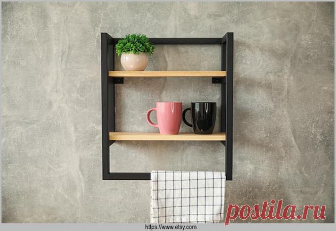 Практичная и стильная кухонная полка