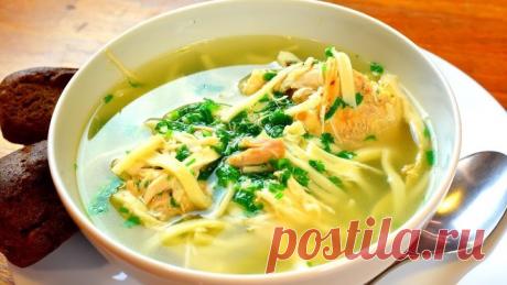 Куриный суп с секретом! Пальчики оближешь
